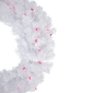 Northlight Pre-Lit Woodbury Pine Pink Lights Christmas Wreath - image 4