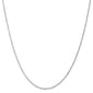 Unisex Gold Classics&#40;tm&#41; 1.15mm. 14k White Diamond Cut Rope Necklace - image 1