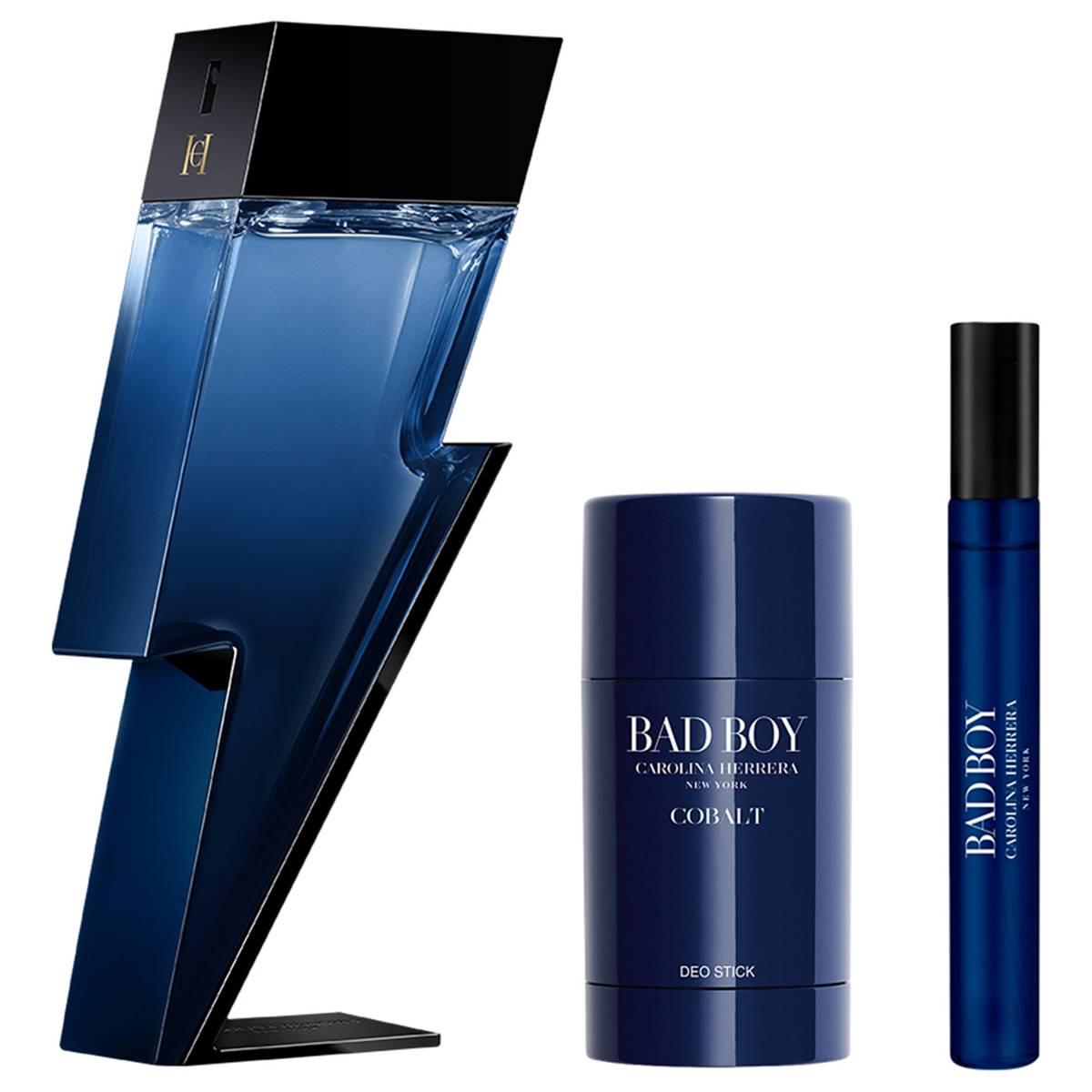 Carolina Herrera Bad Boy Cobalt Eau de Parfum 3pc. Gift Set