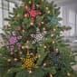 National Tree 5in. Assorted Colors Beaded Snowflake Ornaments - image 5
