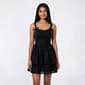 Juniors Trixxi Embossed Floral Corset Double Tier Skater Dress - image 1