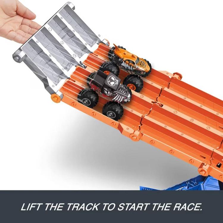 Hot Wheels® Sharks vs Dinos Racedown Destruction Track Set