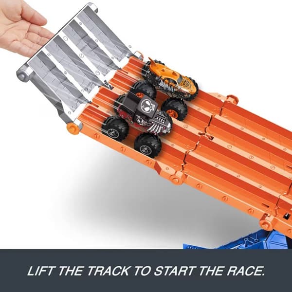 Hot Wheels® Sharks vs Dinos Racedown Destruction Track Set
