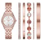 Womens Folio Rose Gold-Tone Watch & Bracelet Set - FMDFL2031 - image 1