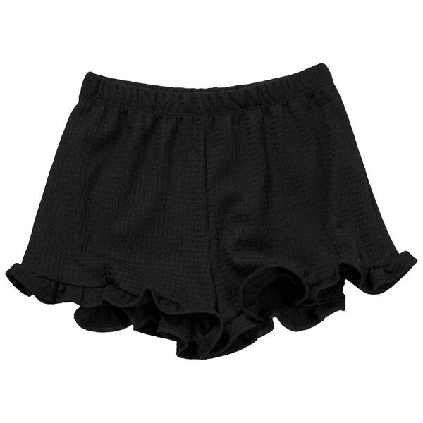 Girls &#40;7-12&#41; Dream Girl Solid Textured Crinkle Shorts - image 