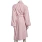 Womens Bliss Long Sleeve Textured Ribbed Towel Fleece Shawl Robe - image 3