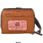 Stone Mountain Tooled Small Zip Around Wristlet - image 2