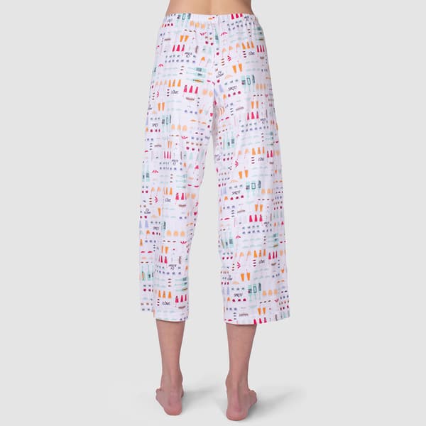 Womens HUE® After Dinner Drink Pajama Capri Pants