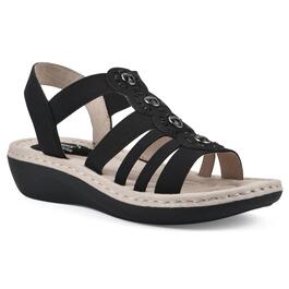Womens Cliffs by White Mountain Camryn Strappy Sandalds