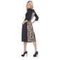 Womens White Mark Constance Leopard Midi Shift Dress - image 3