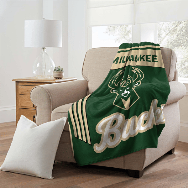 Sweet Home Collection NBA Milwaukee Bucks Throw