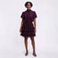 Womens MSK Flutter Sleeve Smock Neck Dot Tiered Fit & Flare Dress - image 2
