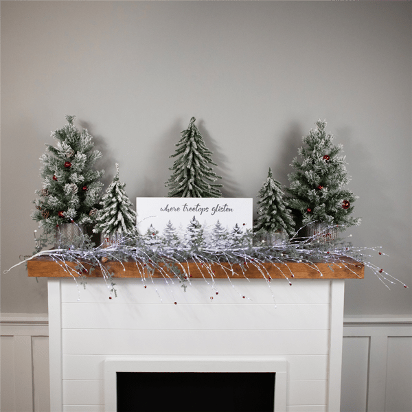 Northlight Cool White Pre-Lit Christmas Garland with Jingle Bells