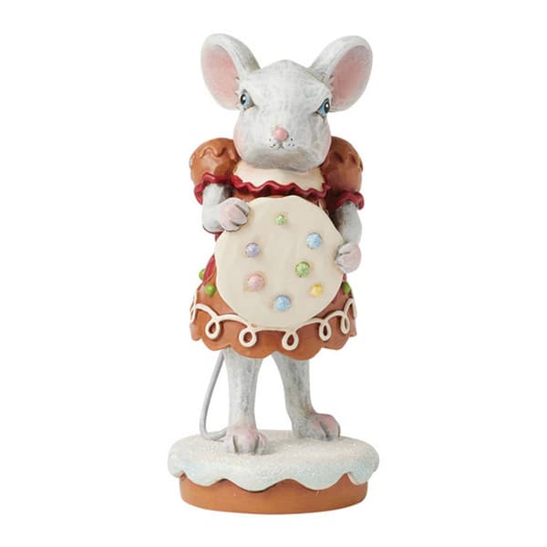 Jim Shore Gingerbread Mouse Girl Christmas Figurine - image 