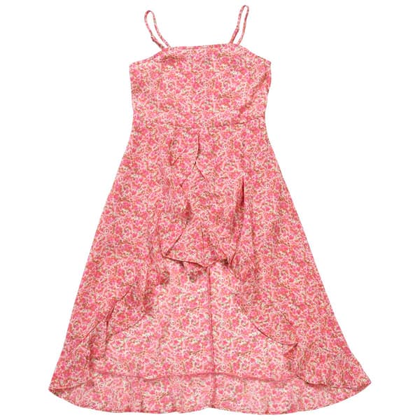 Girls (7-16) Poppies &amp; Roses Sleeveless Floral Walk-Thru Romper