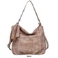 Julia Buxton Whip Stitch Vegan Leather Hobo Bag - image 7