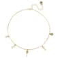 Betsey Johnson Tennis Charm Bib Necklace - image 1