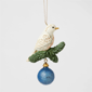 Jim Shore Heartwood Creek Blue & Gold Dove Christmas Ornament - image 3