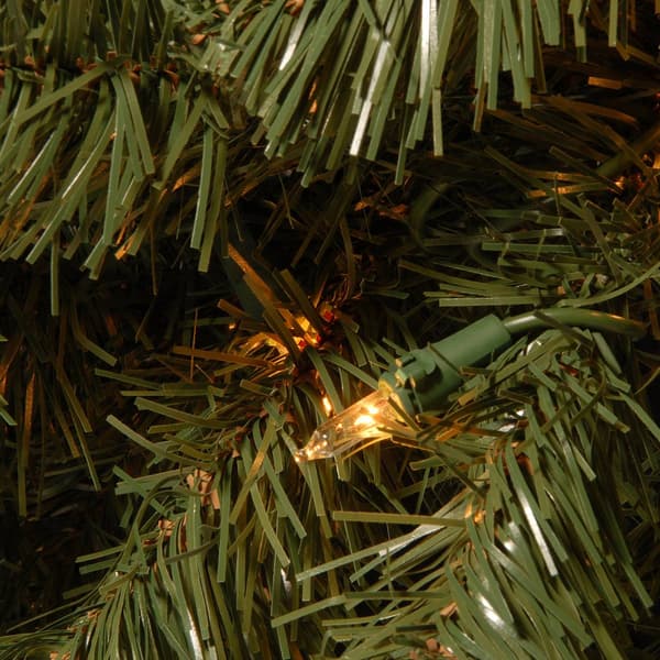 National Tree 24in. Clear Lights Fir Wreath