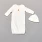 Baby Unisex (NB-3M) Little Me Gentle Bear Gown with Hat - image 1