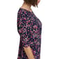 Womens Tommy Hilfiger Puff Sleeve Ditsy Floral Jersey Shift Dress - image 3
