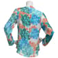 Plus Size Zac & Rachel 3/4 Sleeve Floral Split Neck Blouse - image 2