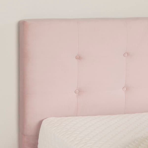 South Shore Dylane Twin Upholstered Platform Bed & Headboard