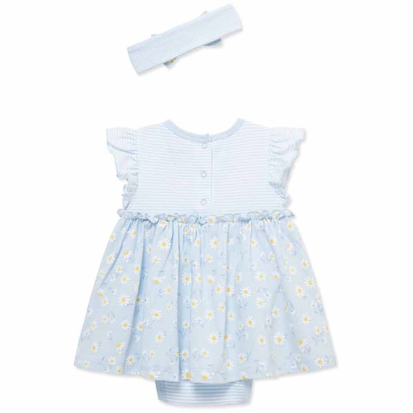 Baby Girl (3-12M) Little Me Daisy Print Dress W/ Headband