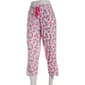 Womens René Rofé® Floral Capri Pajama Pants - Pink - image 2