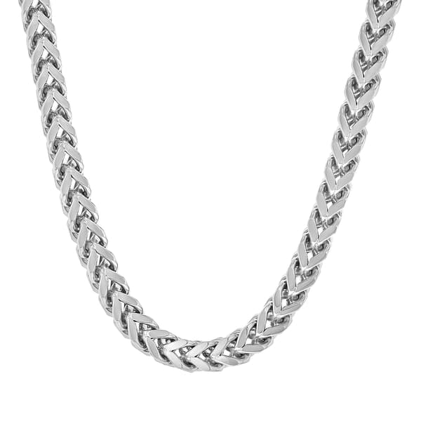 Mens Gentlemen's Classics&#40;tm&#41; Stainless 6.5mm Franco Chain Necklace - image 