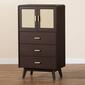 Baxton Studio Giancarlo Mid-Century Modern 3-Drawer Storage Chest - image 9
