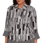 Womens Alfred Dunner Business As Usual Button Front Blouse - image 5