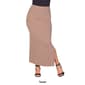 Womens 24/7 Comfort Apparel Side Slit Maxi Skirt - image 4