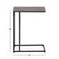 9th & Pike&#174; Black Metal and Wood Contemporary Accent Table - image 5