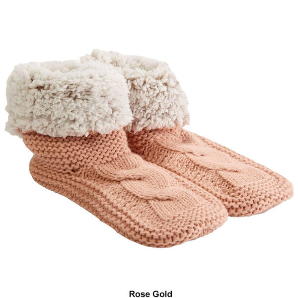 Womens MUK LUKS® Foldover Cuff Slipper Sock Boots