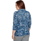 Womens Alfred Dunner Classics Paisley Scroll Cowl Neck Sweater - image 2