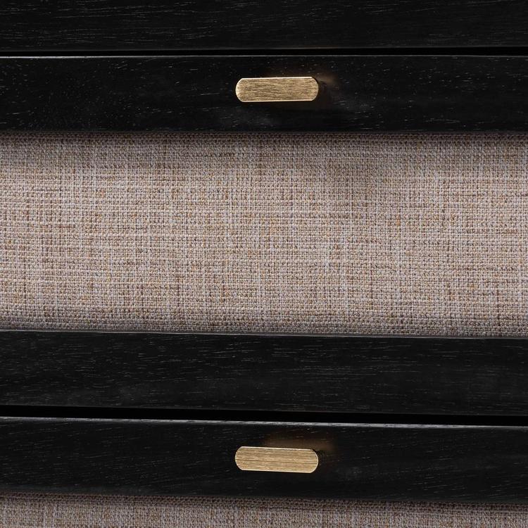 Baxton Studio Shirin Mid-Century Wood 6-Drawer Dresser