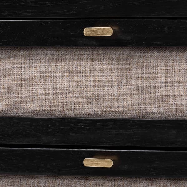 Baxton Studio Shirin Mid-Century Wood 6-Drawer Dresser