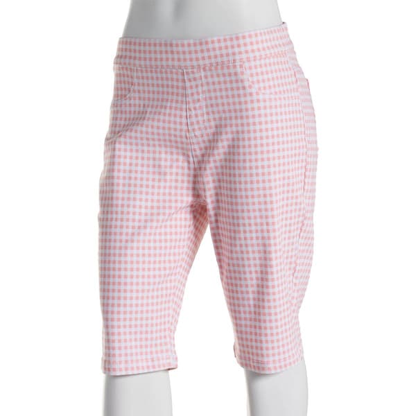 Womens Erika Joey Bermuda Gingham Shorts - image 