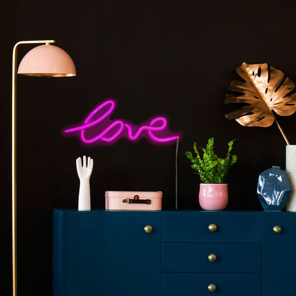 Northlight Seasonal LED Neon Love Valentine''s Day Wall Sign