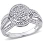 Diamond Classics(tm) 10kt. White Gold 1/2ctw. Diamond Swirl Ring - image 1