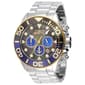 Mens Invicta Ocean Voyage Black Subdial Quartz Watch - 48599 - image 1
