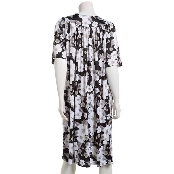 Womens Casual Time Short Sleeve Cherry Blossom Nightshirt