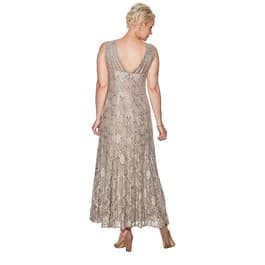 Womens R&M Richards Sleeveless Mermaid Gown