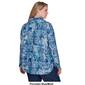 Plus Size Ruby Rd. Cozy Season Floral Plaid Cowl Neck Sweater - image 2
