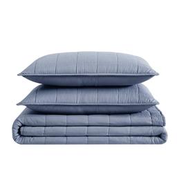 London Fog Garment Wash Solid 180 Thread Count Quilt Set