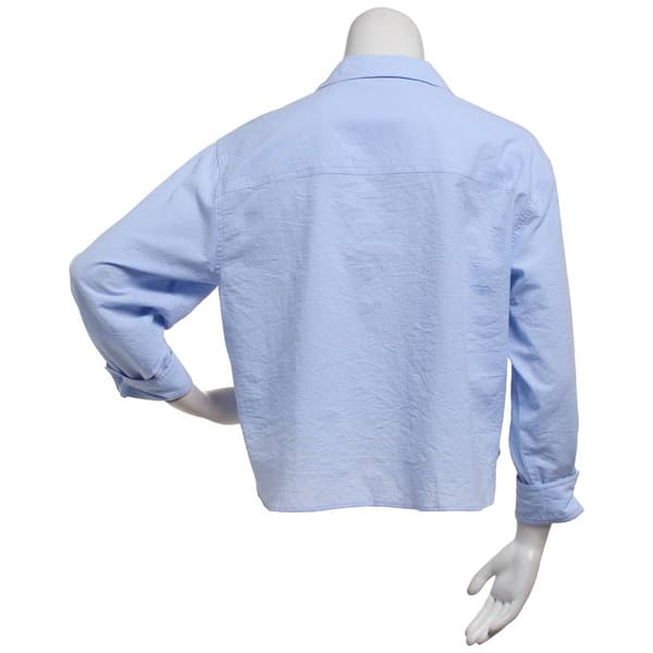 Plus Size Zac & Rachel Long Sleeve Soutache Blouse