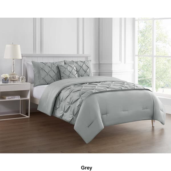 Olivia Parker® Pintuck 4pc. Comforter Set
