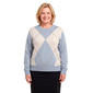 Plus Size Preswick & Moore(R) Long Sleeve Argyle Sweater - image 1