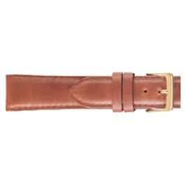Unisex Watchbands 2 Go Genuine Leather Padded Tan Watchband